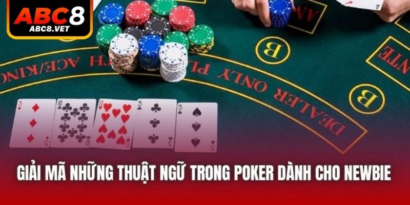 Giải Mã Những Thuật Ngữ Trong Poker Dành Cho Newbie