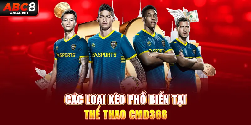 Các loại kèo phổ biến tại thể thao CMD368