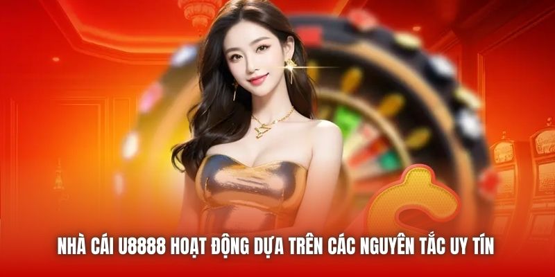 Nhà cái U8888 hoạt động dựa trên các nguyên tắc uy tín